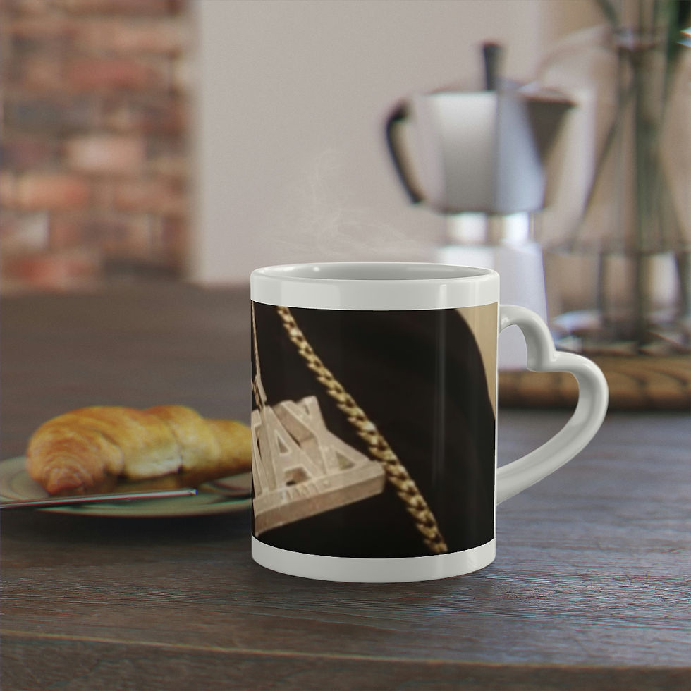 Thumbnail: Smoke Break Heart-Shaped Mug