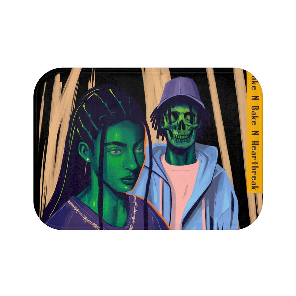 Wake N Bake N Heartbreak Bath Mat