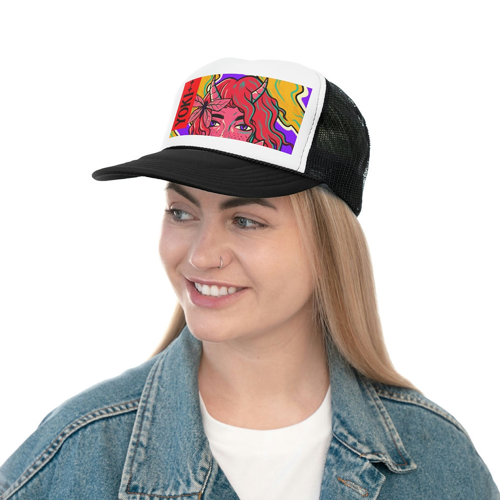Thumbnail: Yoki++ Purple Trucker Caps