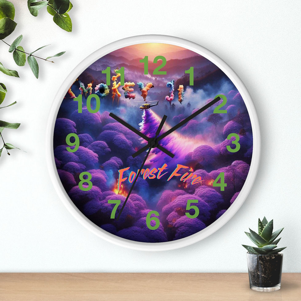 Thumbnail: Forest Fire Wall clock