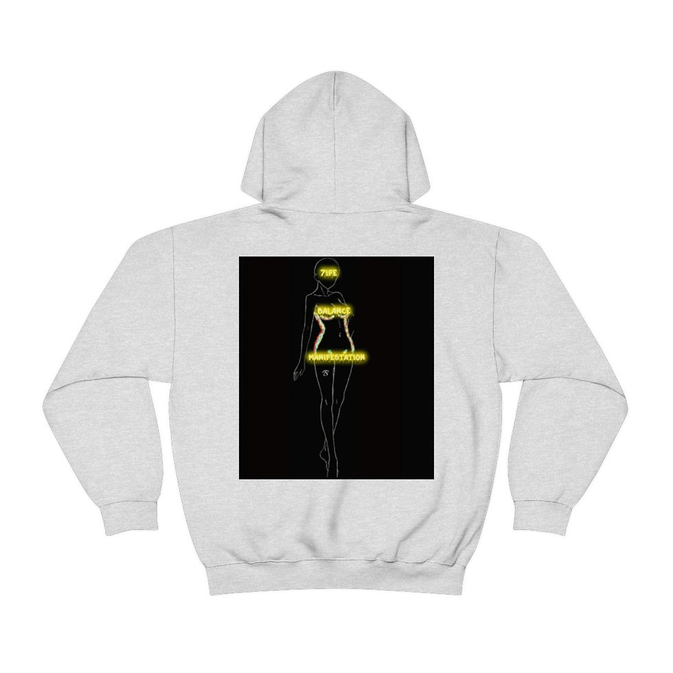 Thumbnail: 7ife Balance & Manifestation  Unisex Heavy Blend™ Hooded Sweatshirt