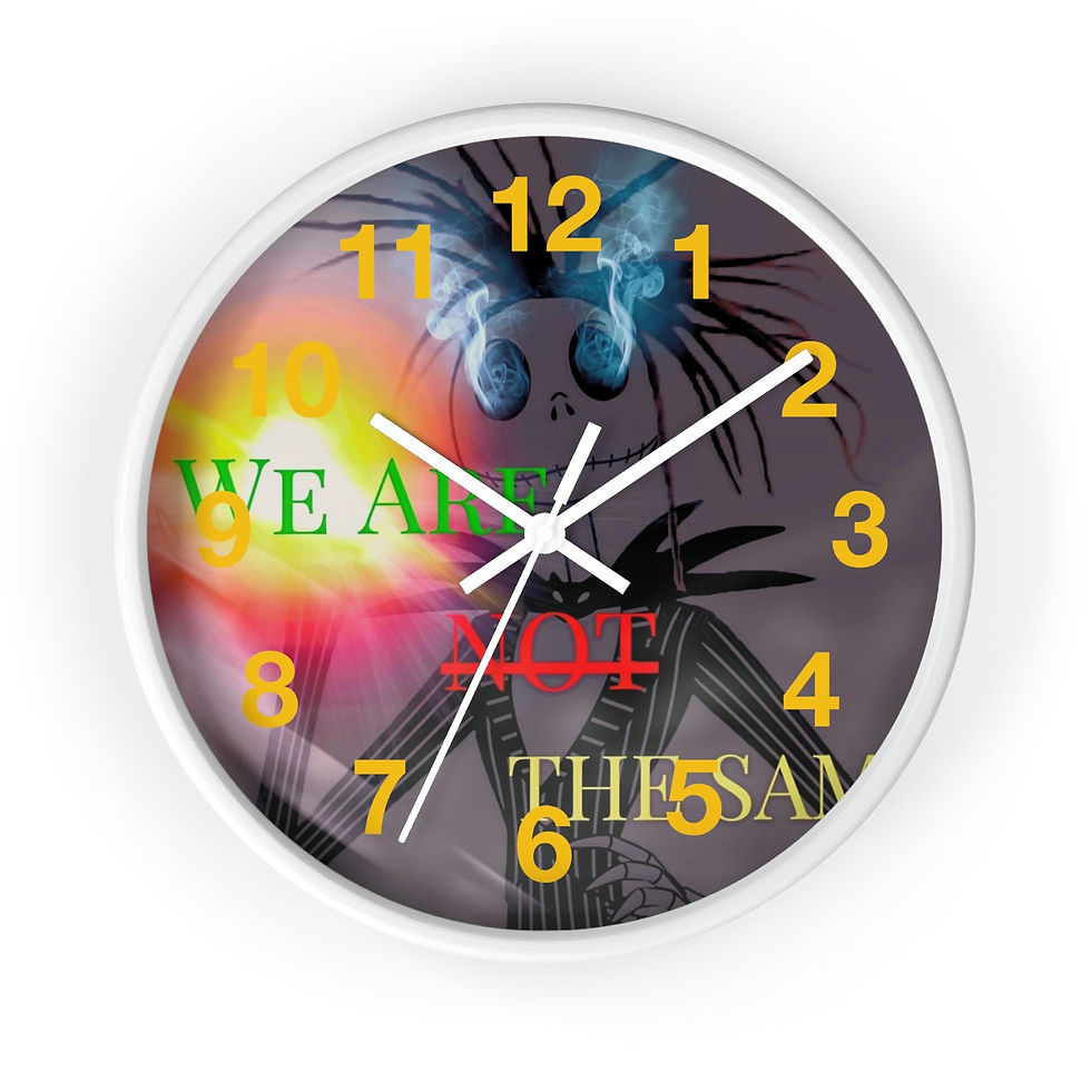 Thumbnail: We Are Not The Same Wall clock