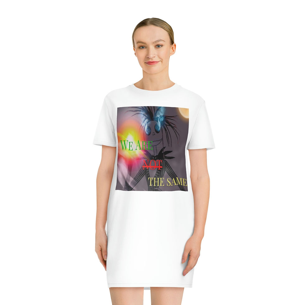 Thumbnail: We Are Not The Same Spinner T-Shirt Dress