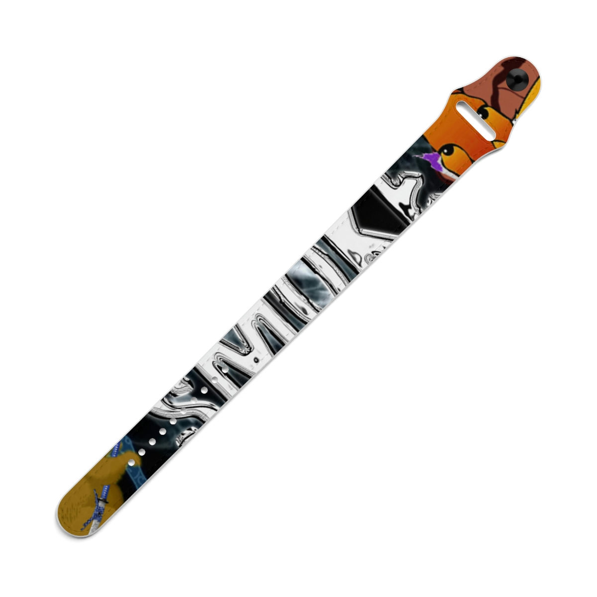 Smoke Break III Faux Leather Wristband