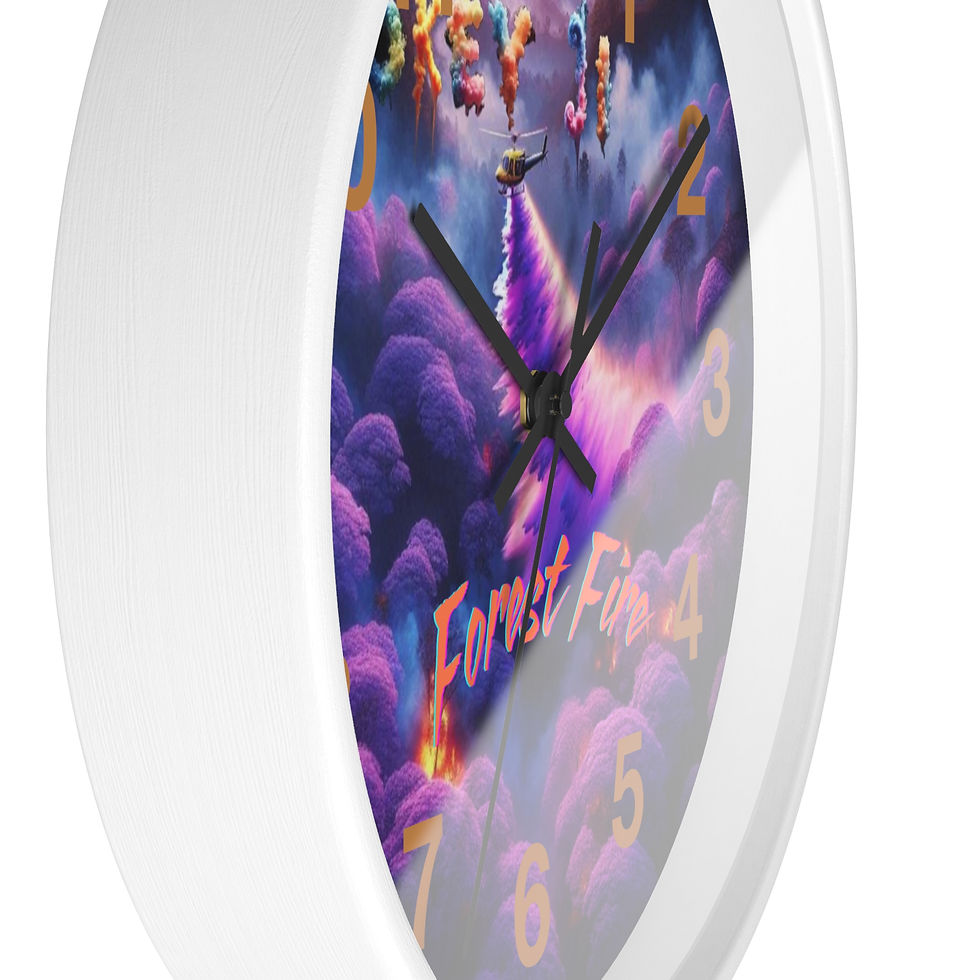 Thumbnail: Forest Fire Wall clock