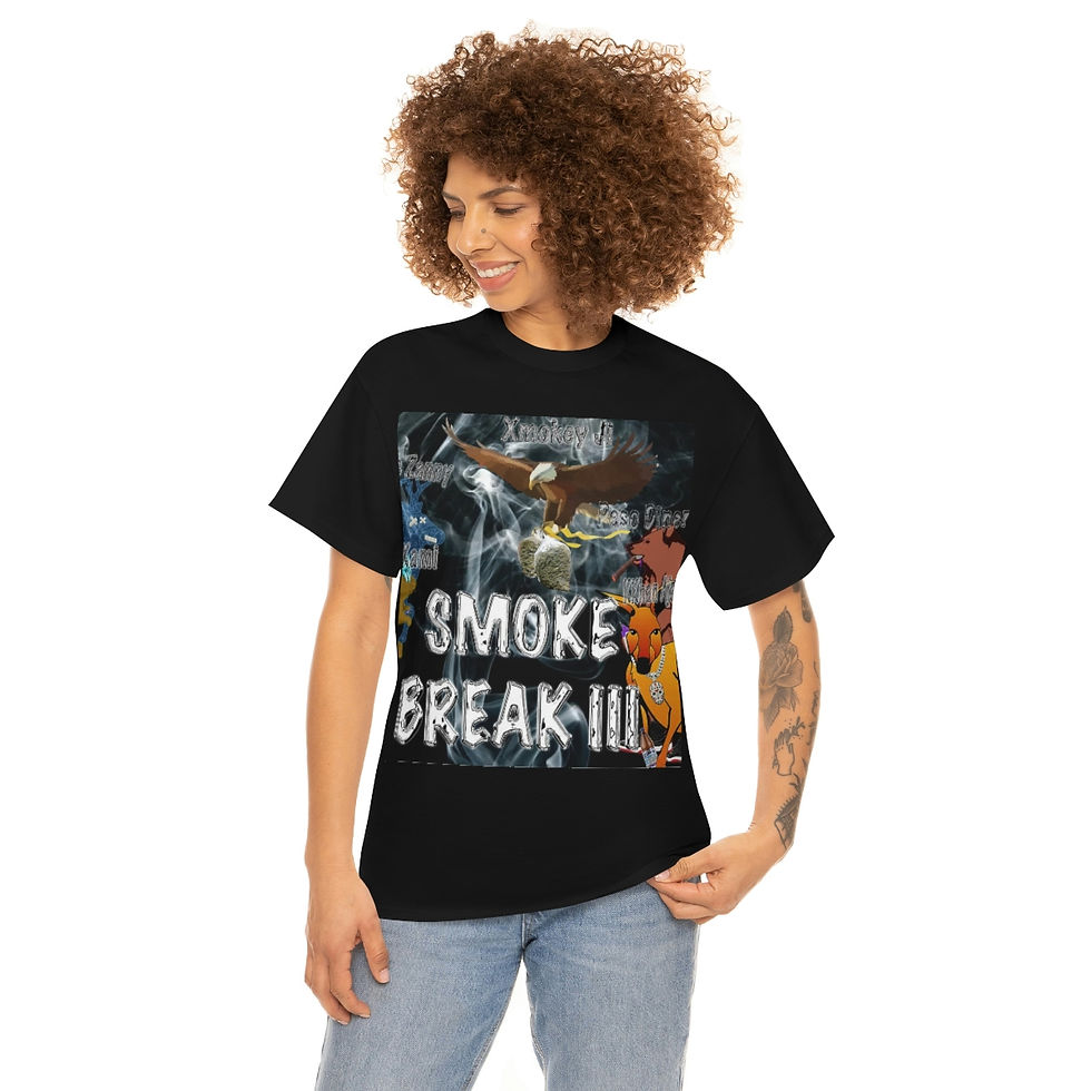 Thumbnail: Smoke Break III Heavy Cotton Tee 