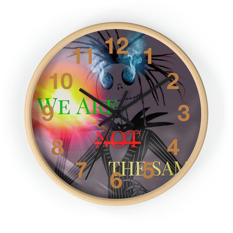 Thumbnail: We Are Not The Same Wall clock
