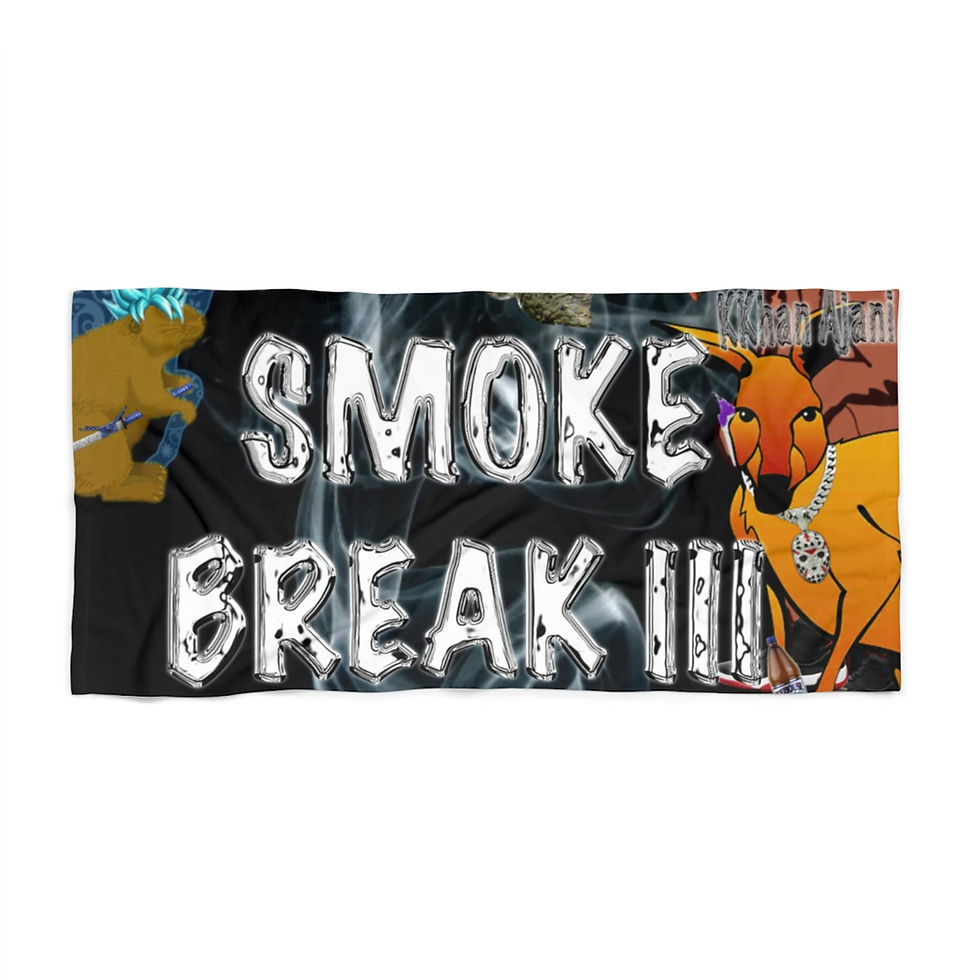 Smoke Break III Beach Towel