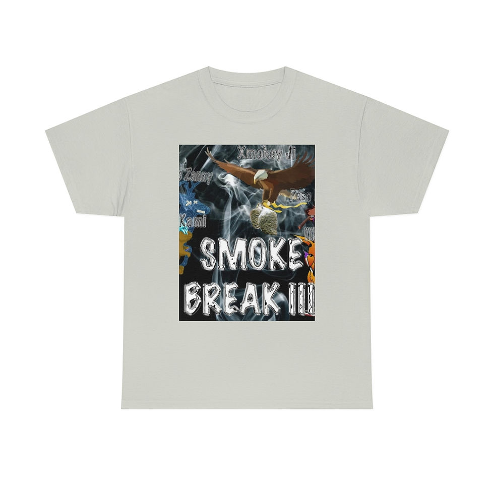 Thumbnail: Smoke Break III Unisex Heavy Cotton Tee