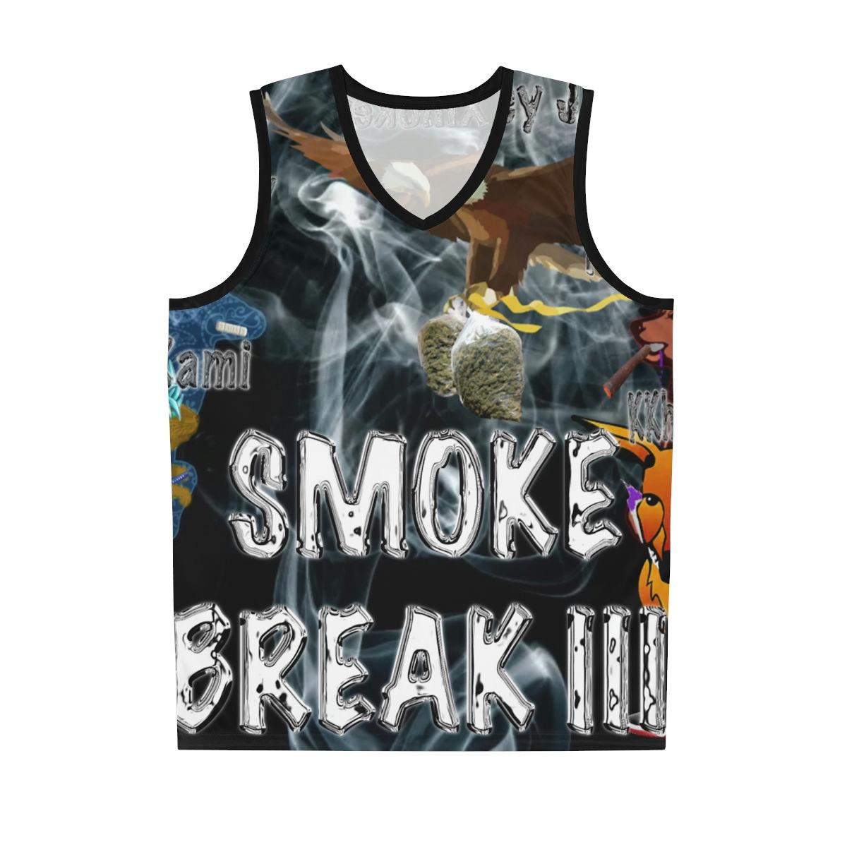 Smoke Break III Basketball Jersey