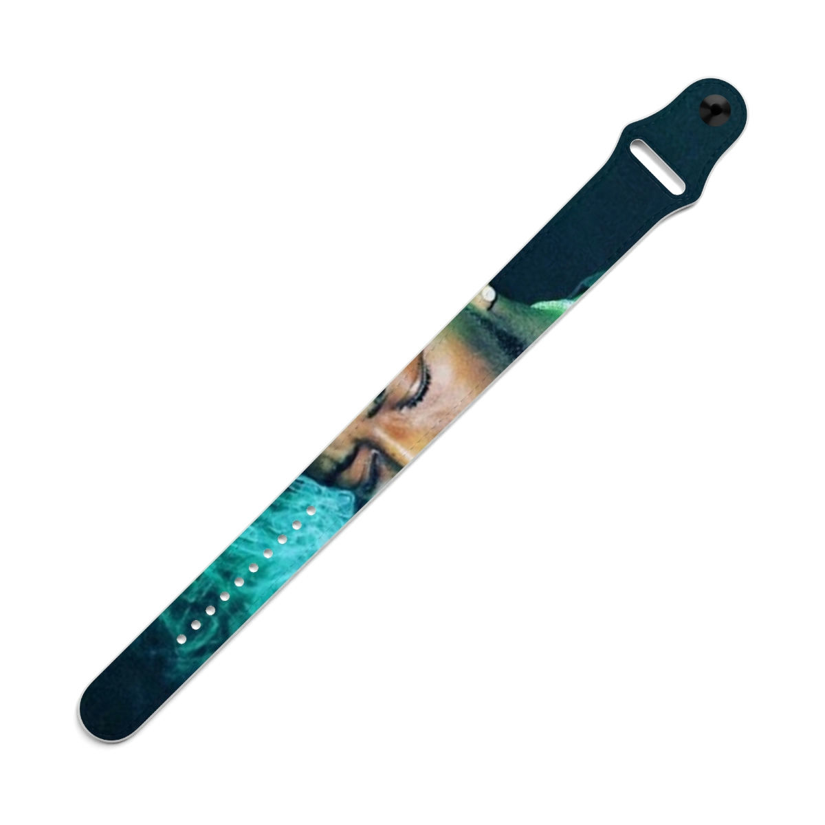 Flooded Faux Leather Wristband