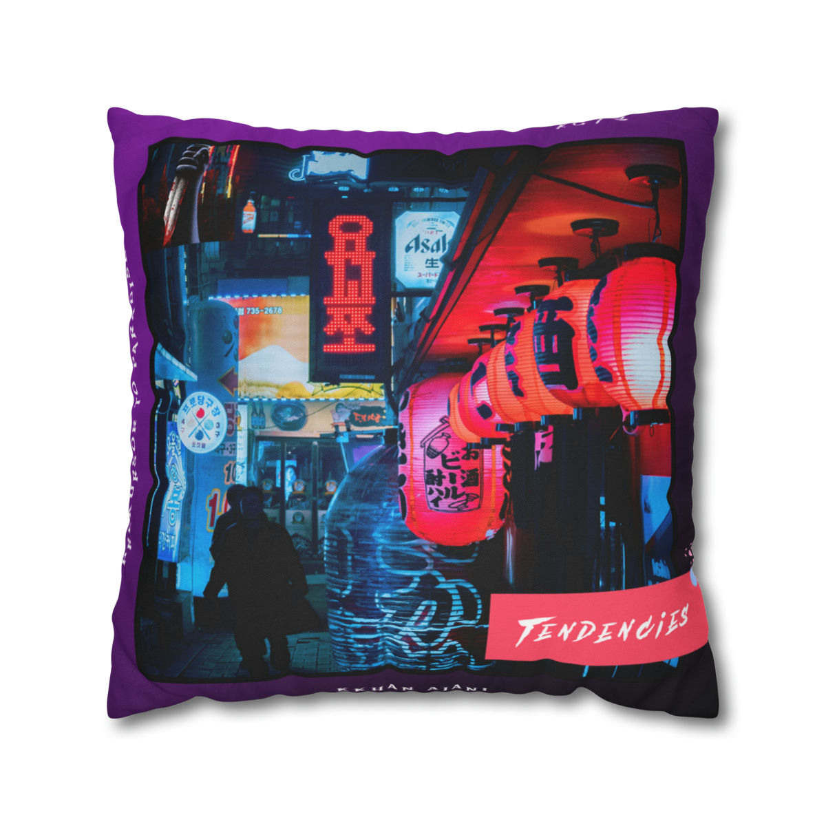 Tendencies Spun Polyester Square Pillow Case