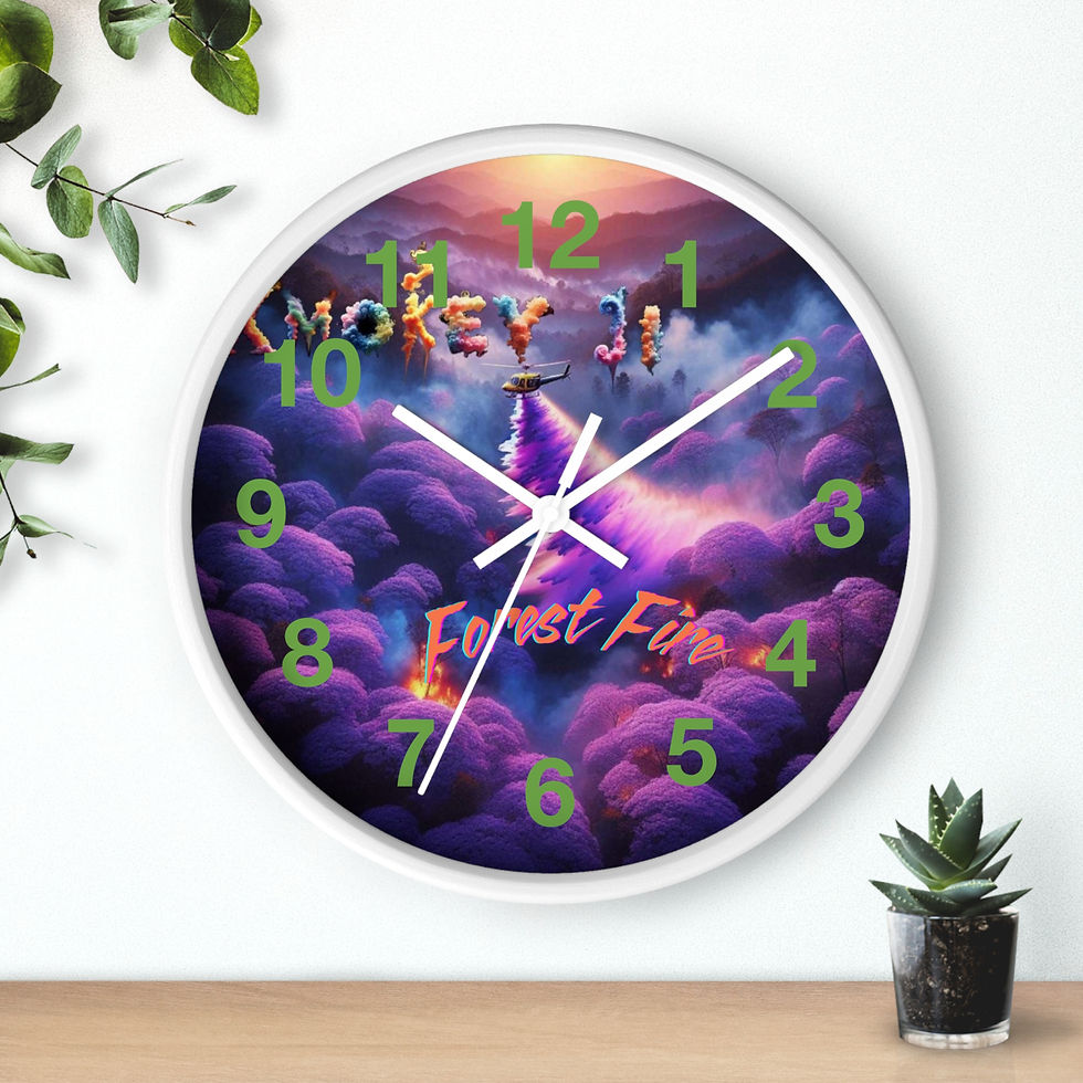 Thumbnail: Forest Fire Wall clock