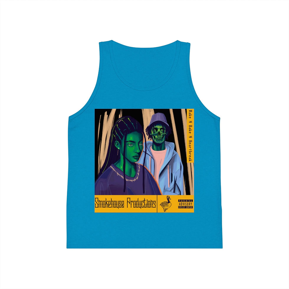 Thumbnail: Wake N Bake N HeartBreak Kid's Jersey Tank Top
