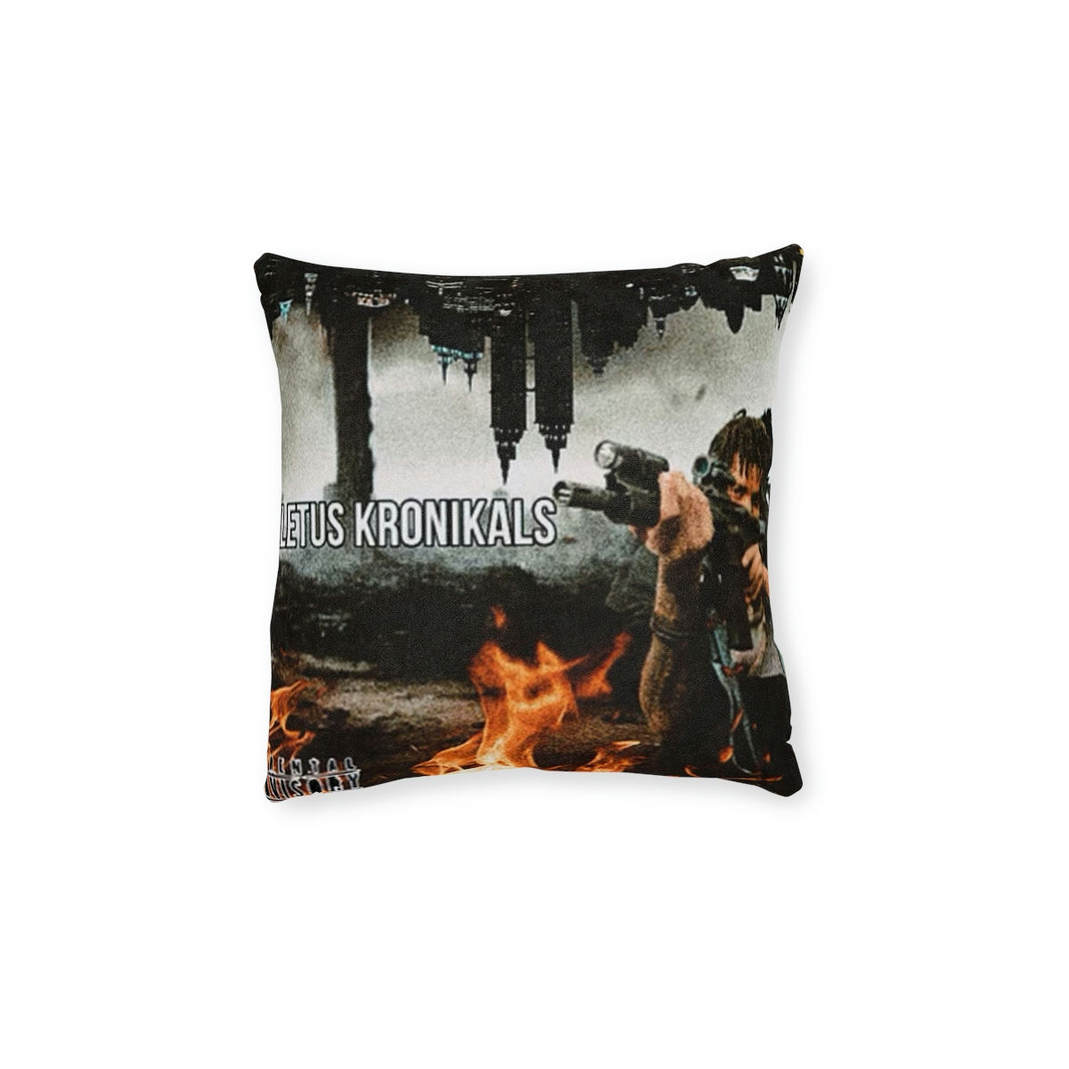 Kletus Kronikals Square Pillow - White Back