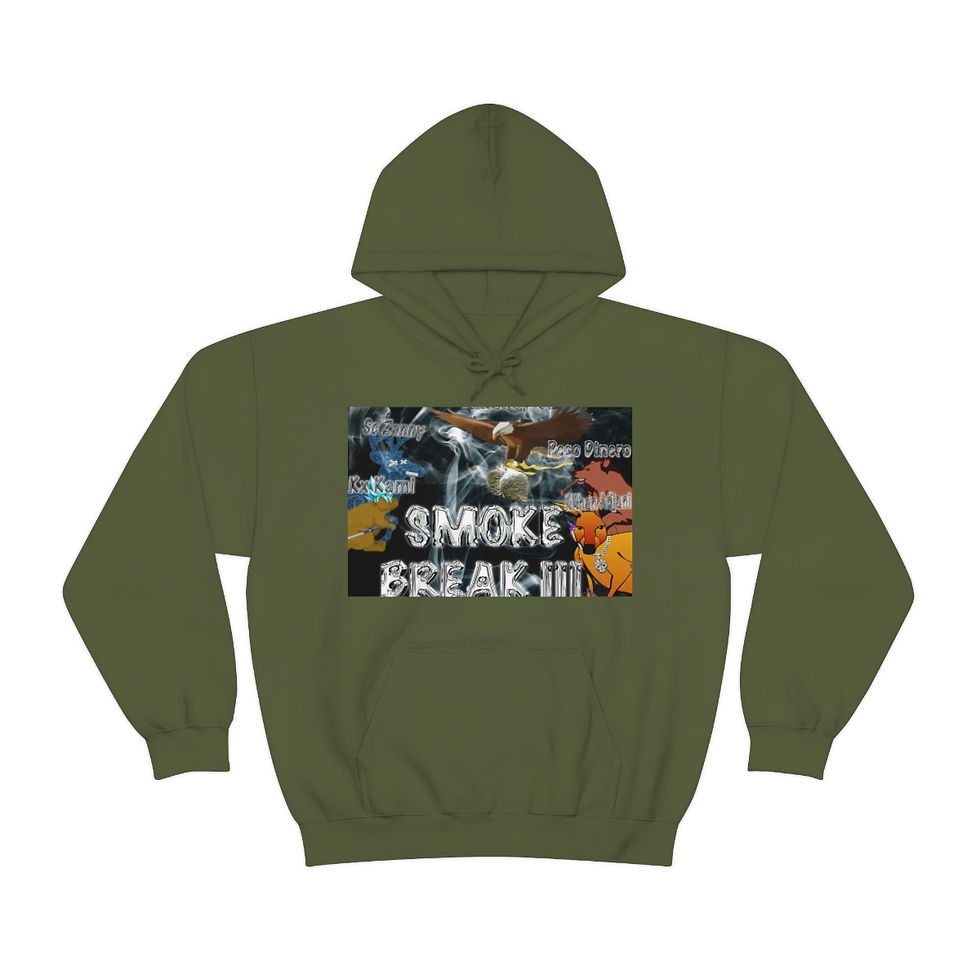 Thumbnail: Smoke Break III Unisex Heavy Blend™ Hooded Sweatshirt