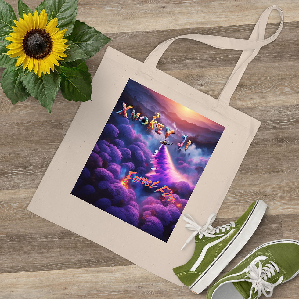Thumbnail: Forest Fire Tote Bag