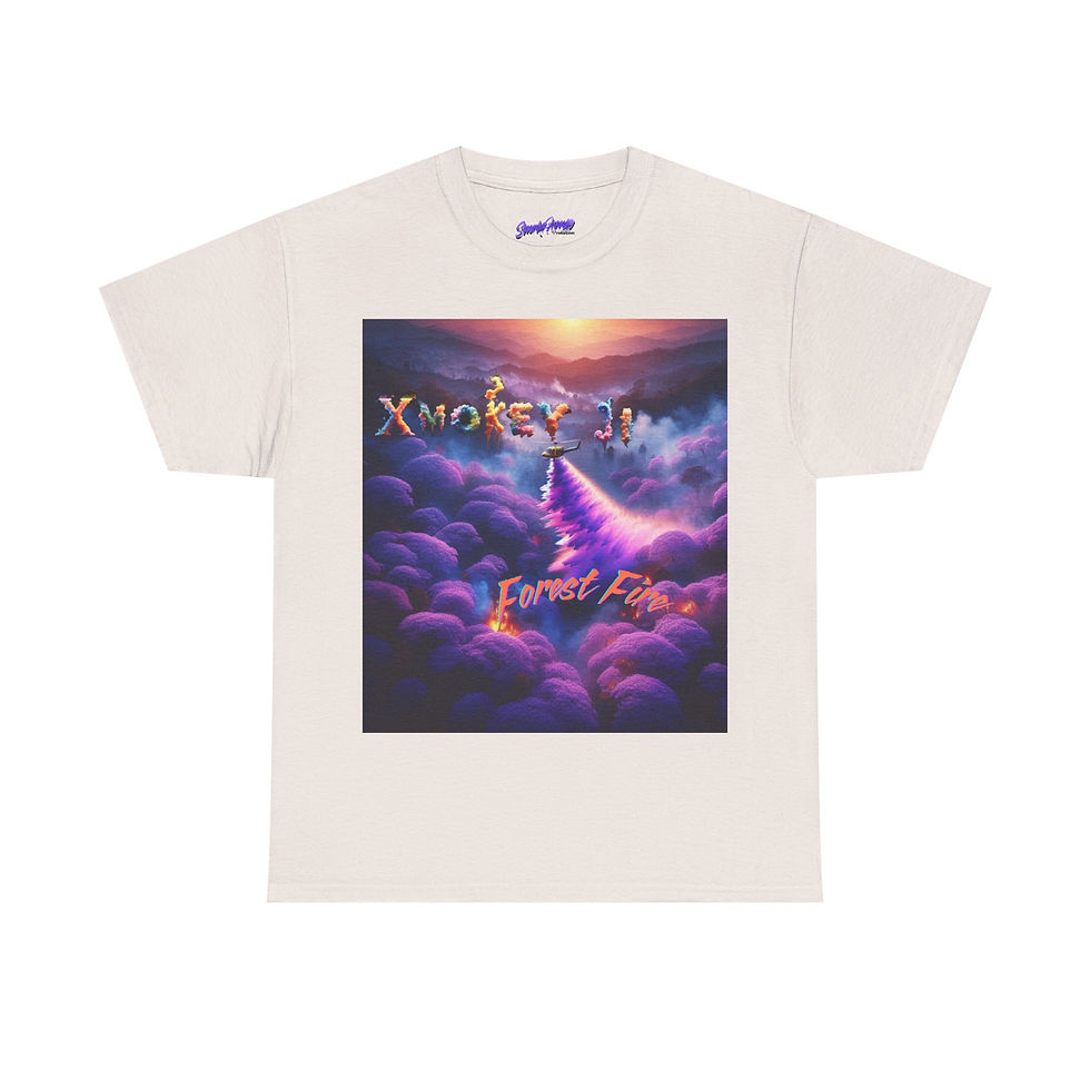 Thumbnail: Forest Fire Unisex Heavy Cotton Tee