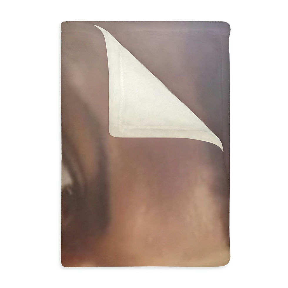 Thumbnail: Smoke Break Velveteen Minky Blanket (Two-sided print)