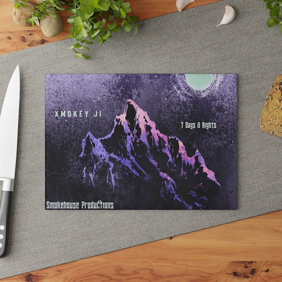 Thumbnail: 7 Days 8 Nights Glass Cutting Board