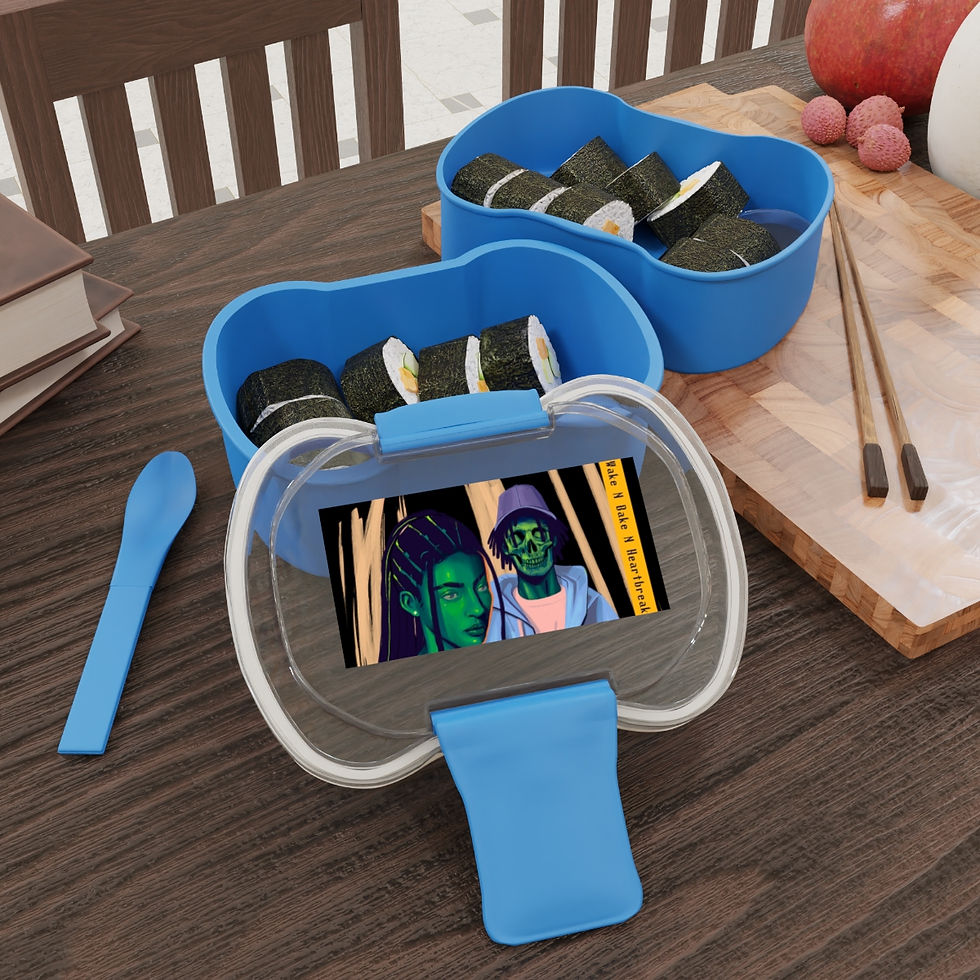 Thumbnail: Wake N Bake N HeartBreak Two-tier Bento Box
