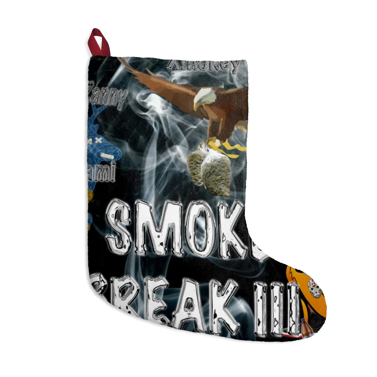 Smoke Break III Christmas Stockings