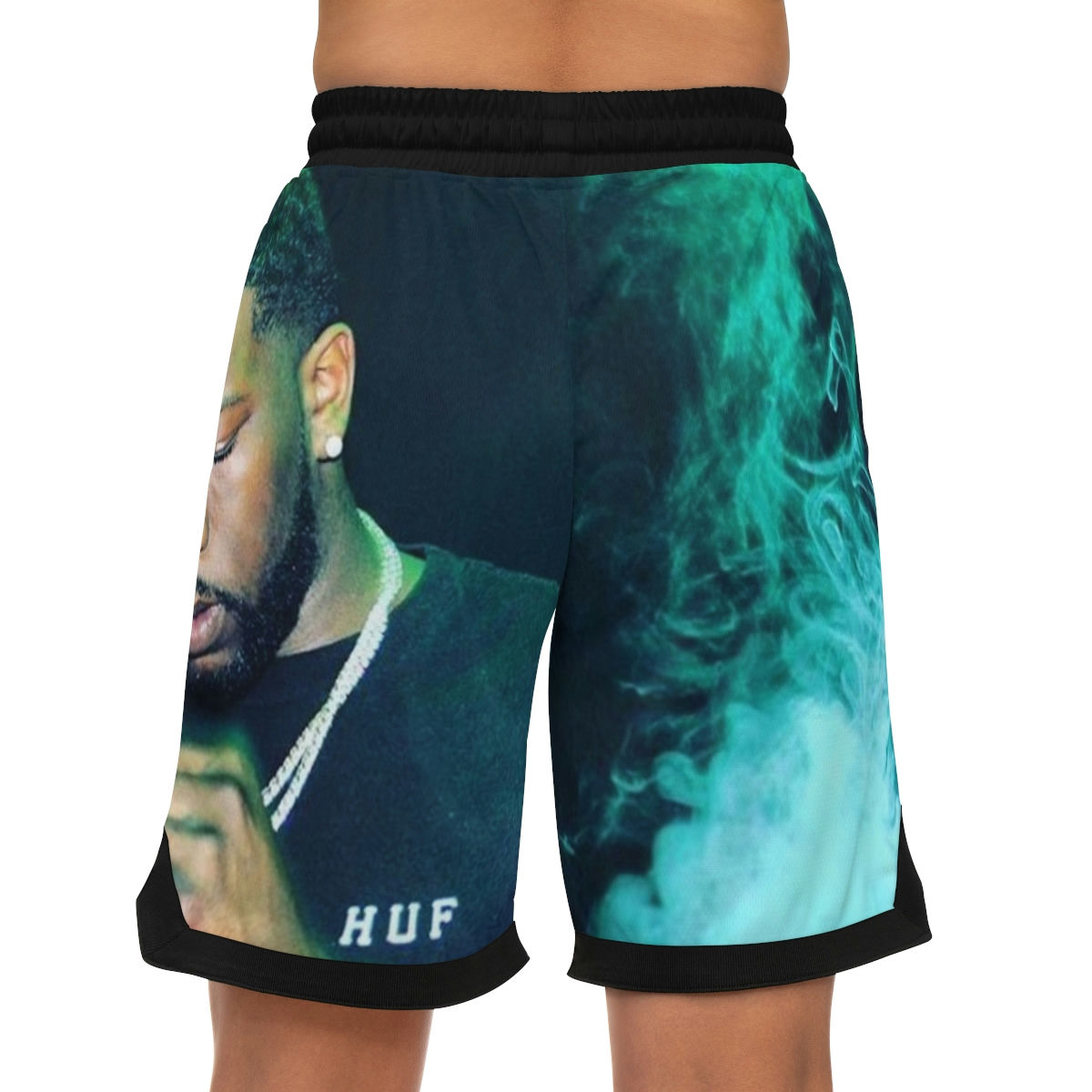 Flooded Basketball Rib Shorts (AOP)