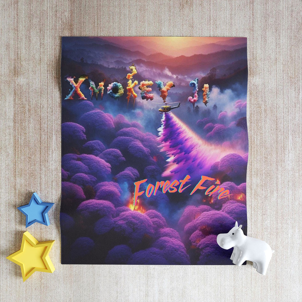 Thumbnail: Forest Fire Throw Blanket
