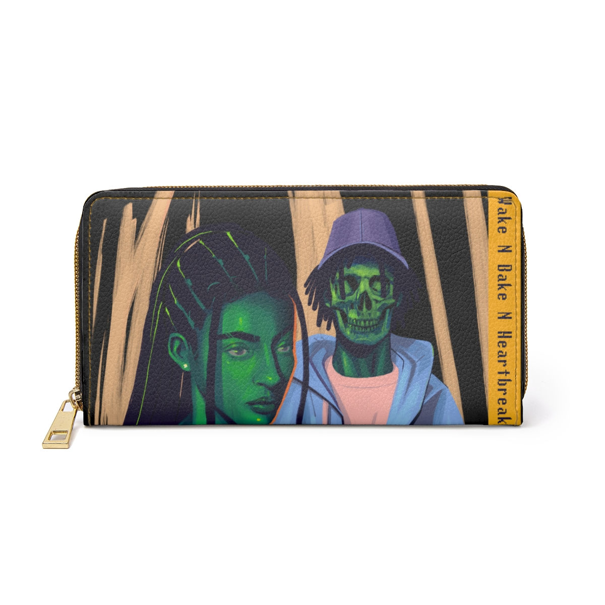 Wake N Bake N Heartbreak Zipper Wallet