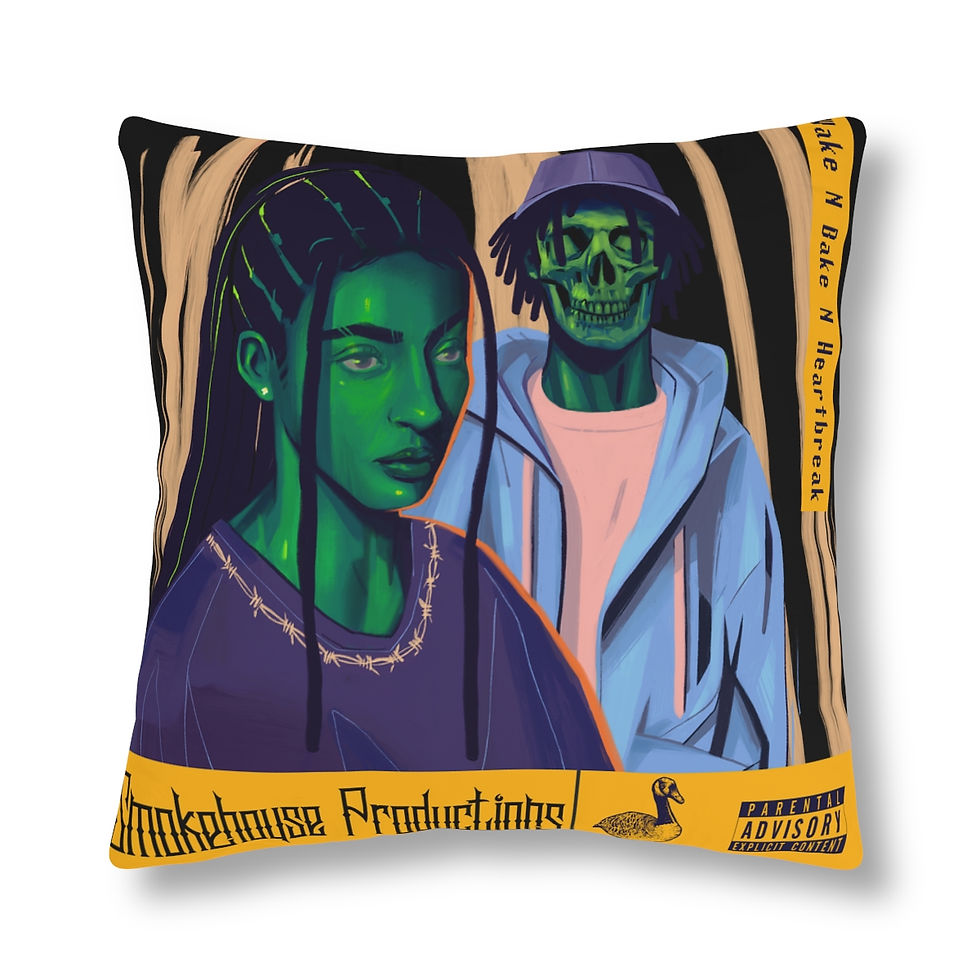 Thumbnail: Wake N Bake N Heartbreak Waterproof Pillows