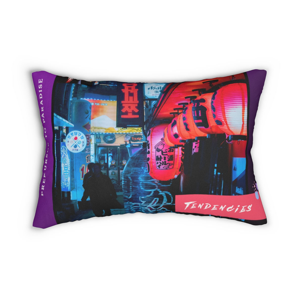 Tendencies Spun Polyester Lumbar Pillow