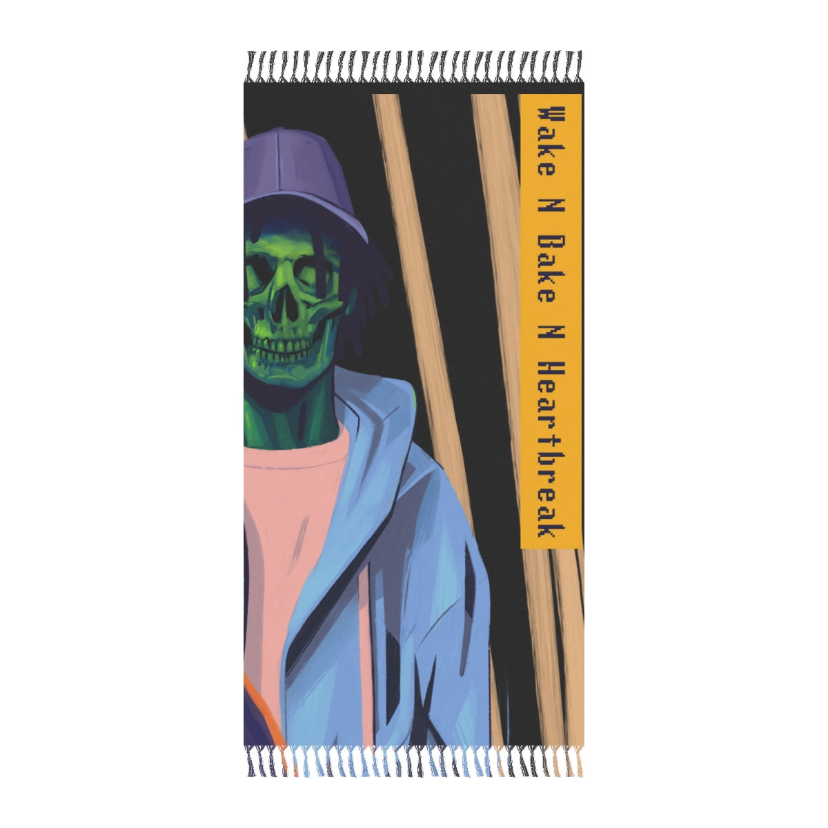 Wake N Bake N HeartBreak Boho Beach Cloth