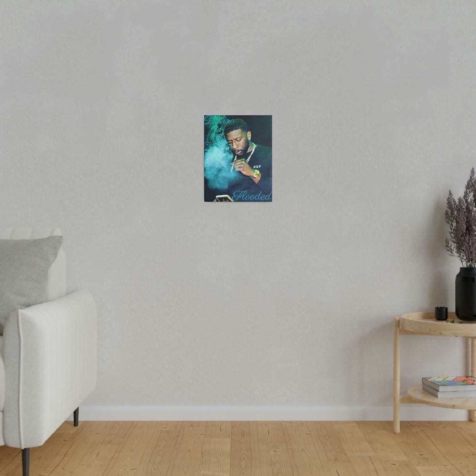 Thumbnail: Flooded Matte Canvas, Stretched