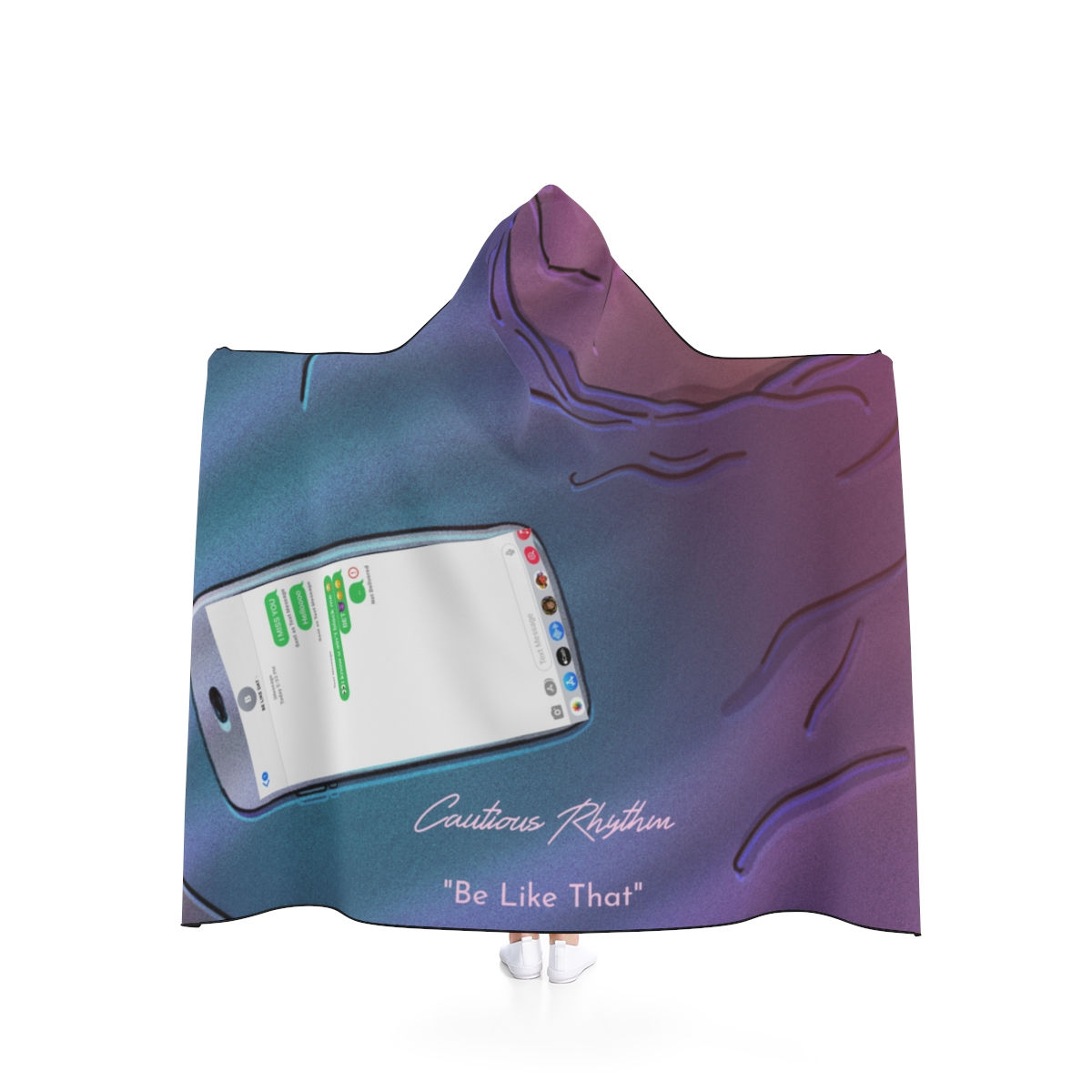 Be Like That Hooded Blanket
