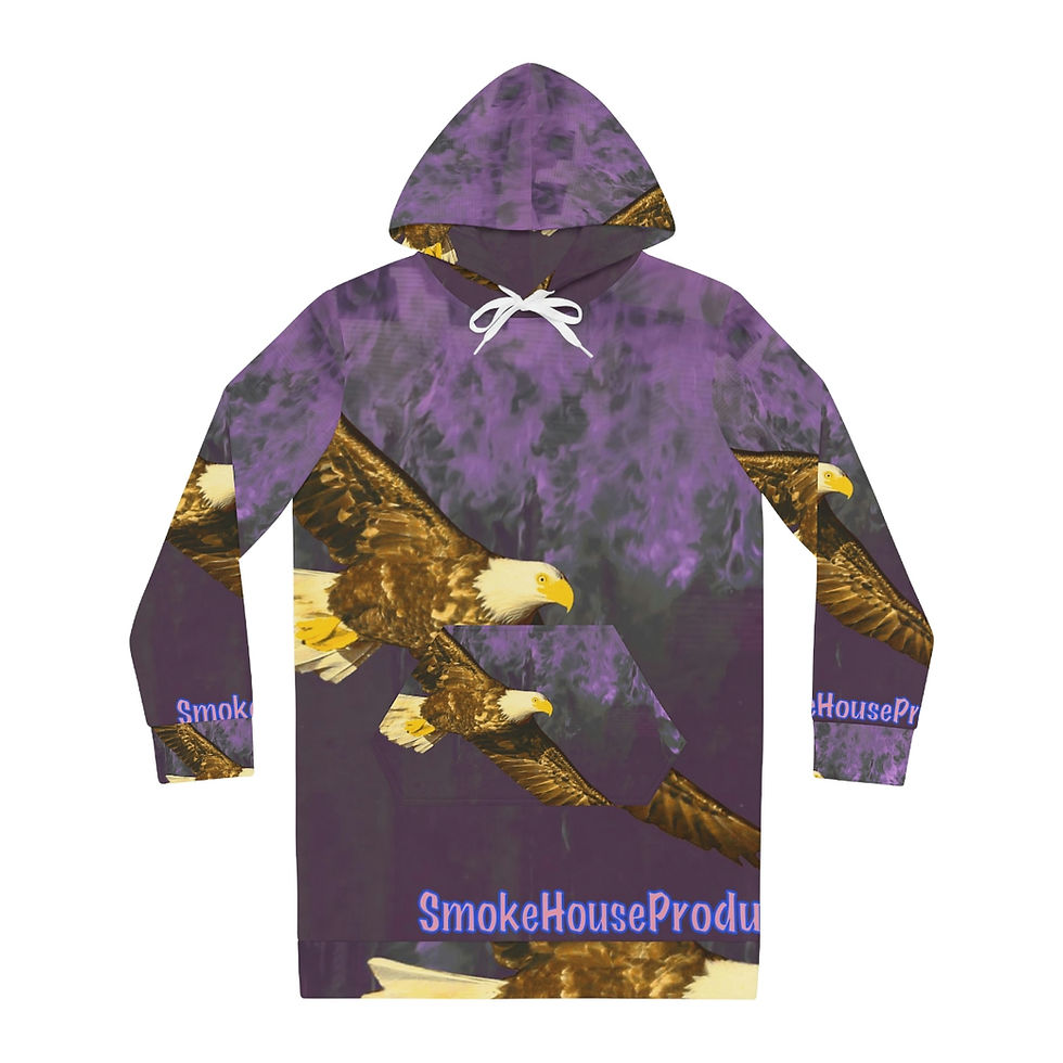 Thumbnail: SmokeHouse Women's Hoodie Dress (AOP)