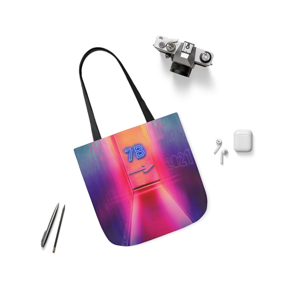 Thumbnail: 7B 2021 Polyester Canvas Tote Bag
