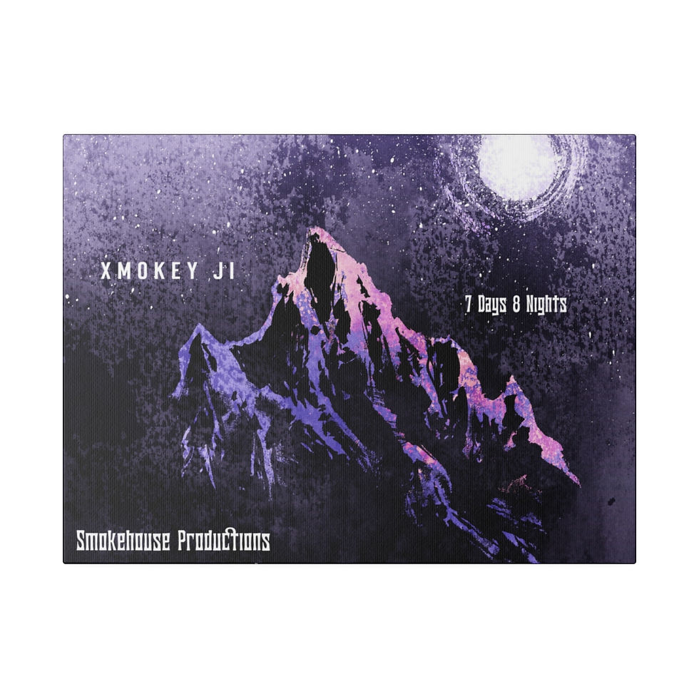 Thumbnail: 7 Days 8 Nights Matte Canvas, Stretched