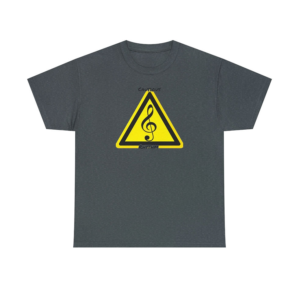 Thumbnail: Cautious Rhythm Unisex Heavy Cotton Tee V2