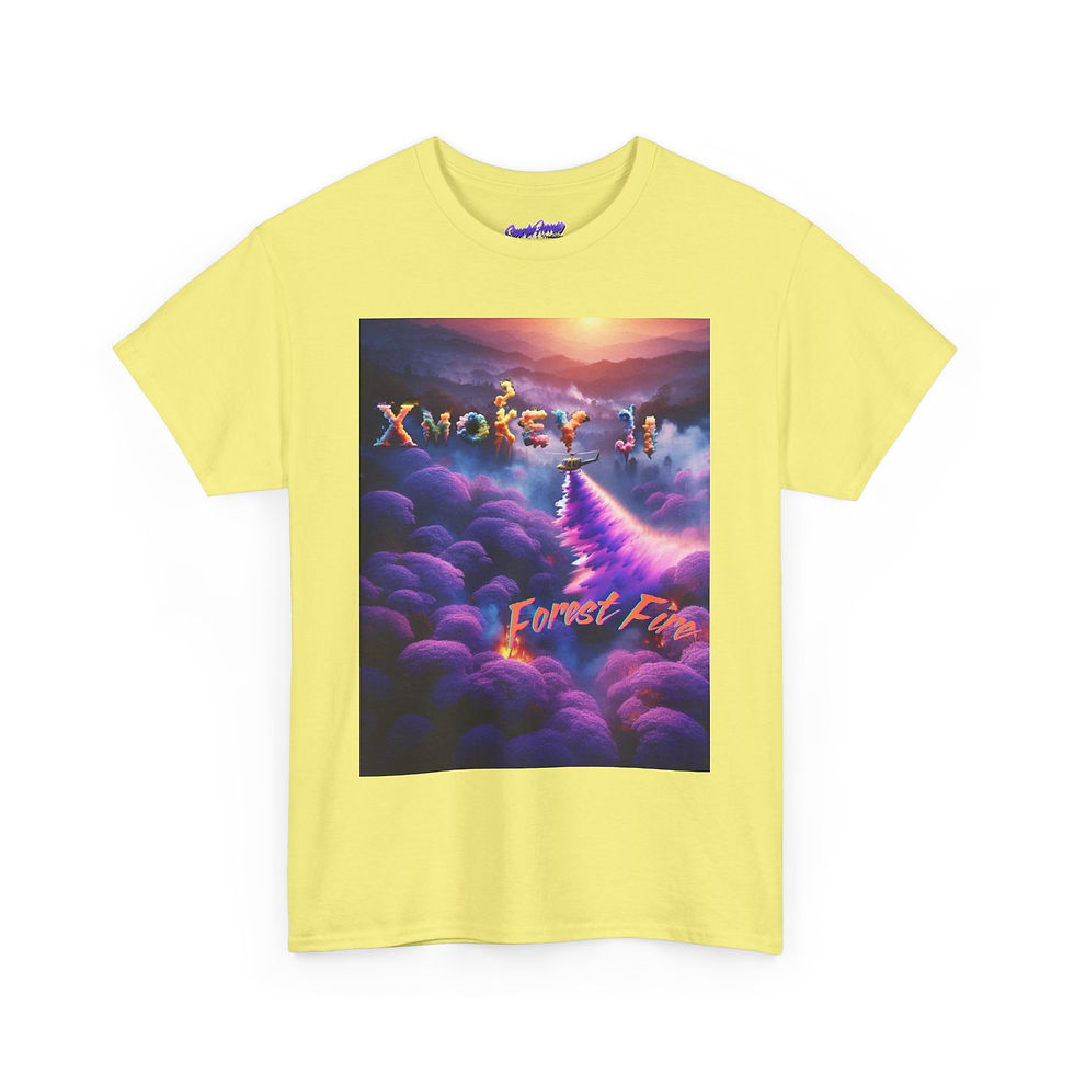 Thumbnail: Forest Fire Unisex Heavy Cotton Tee V2