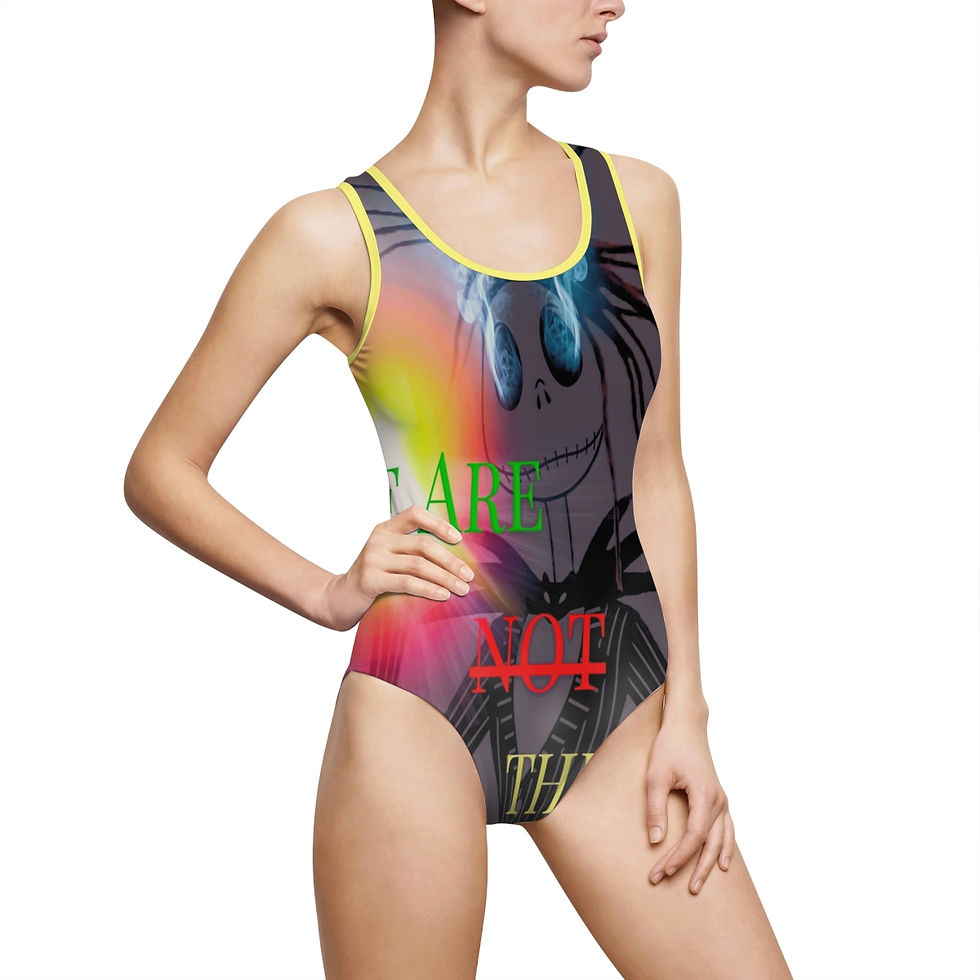 Thumbnail: We Are Not The Same Women's Classic One-Piece Swimsuit