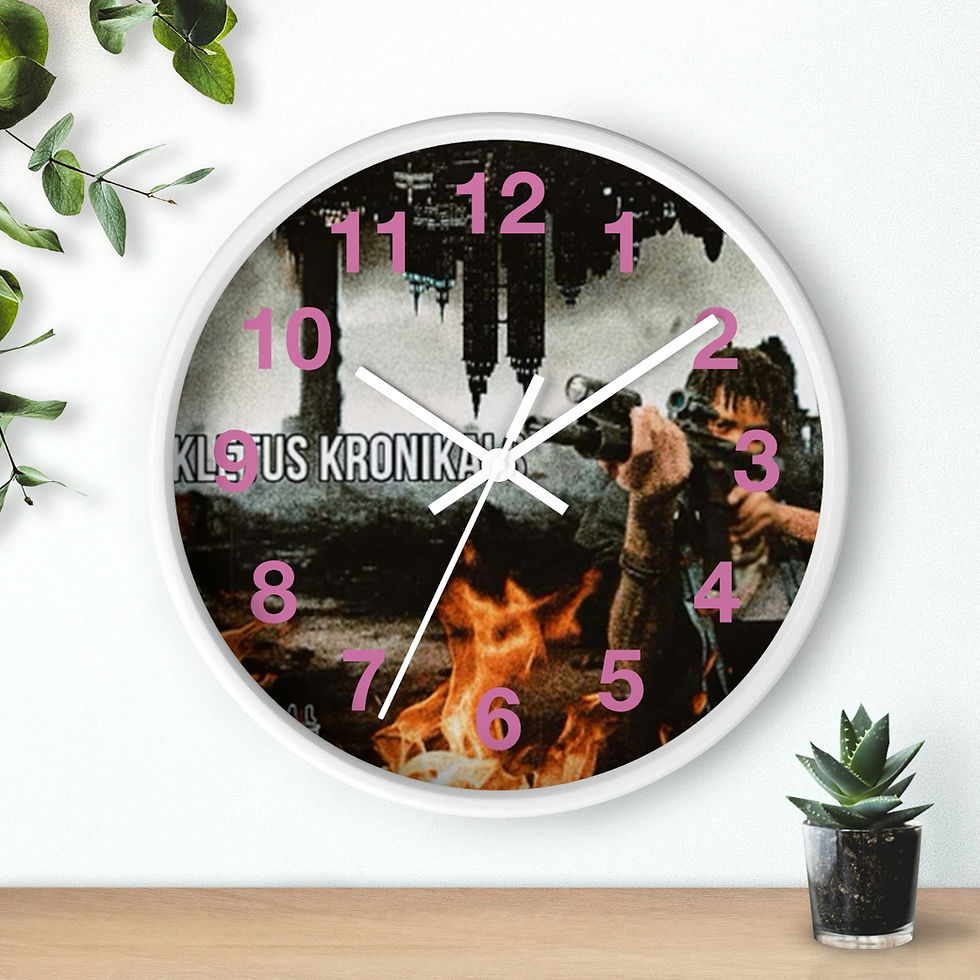 Thumbnail: Kletus Kronikals Pink Wall clock