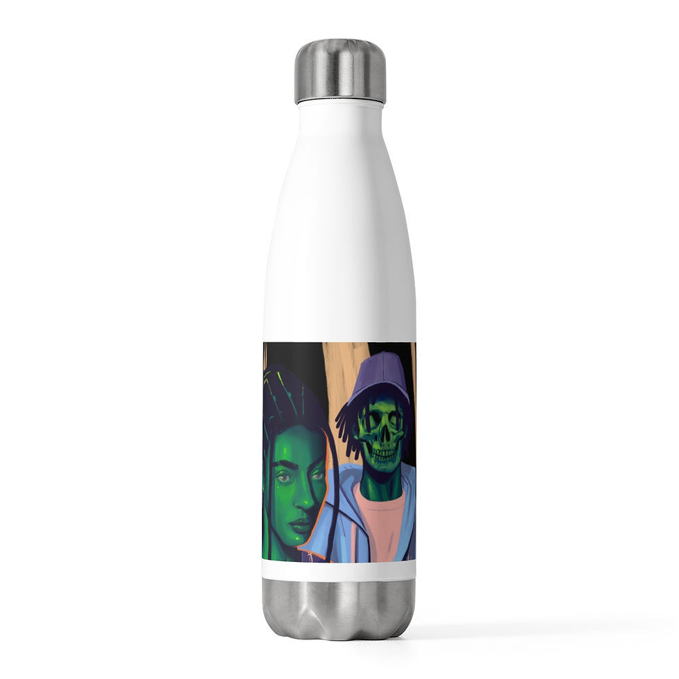 Wake N Bake N HeartBreak 20oz Insulated Bottle