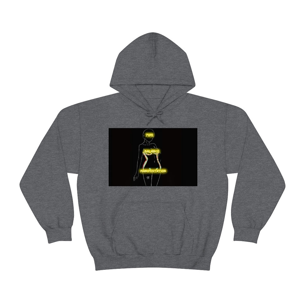 Thumbnail: 7ife Balance & Manifestation  Unisex Heavy Blend™ Hooded Sweatshirt