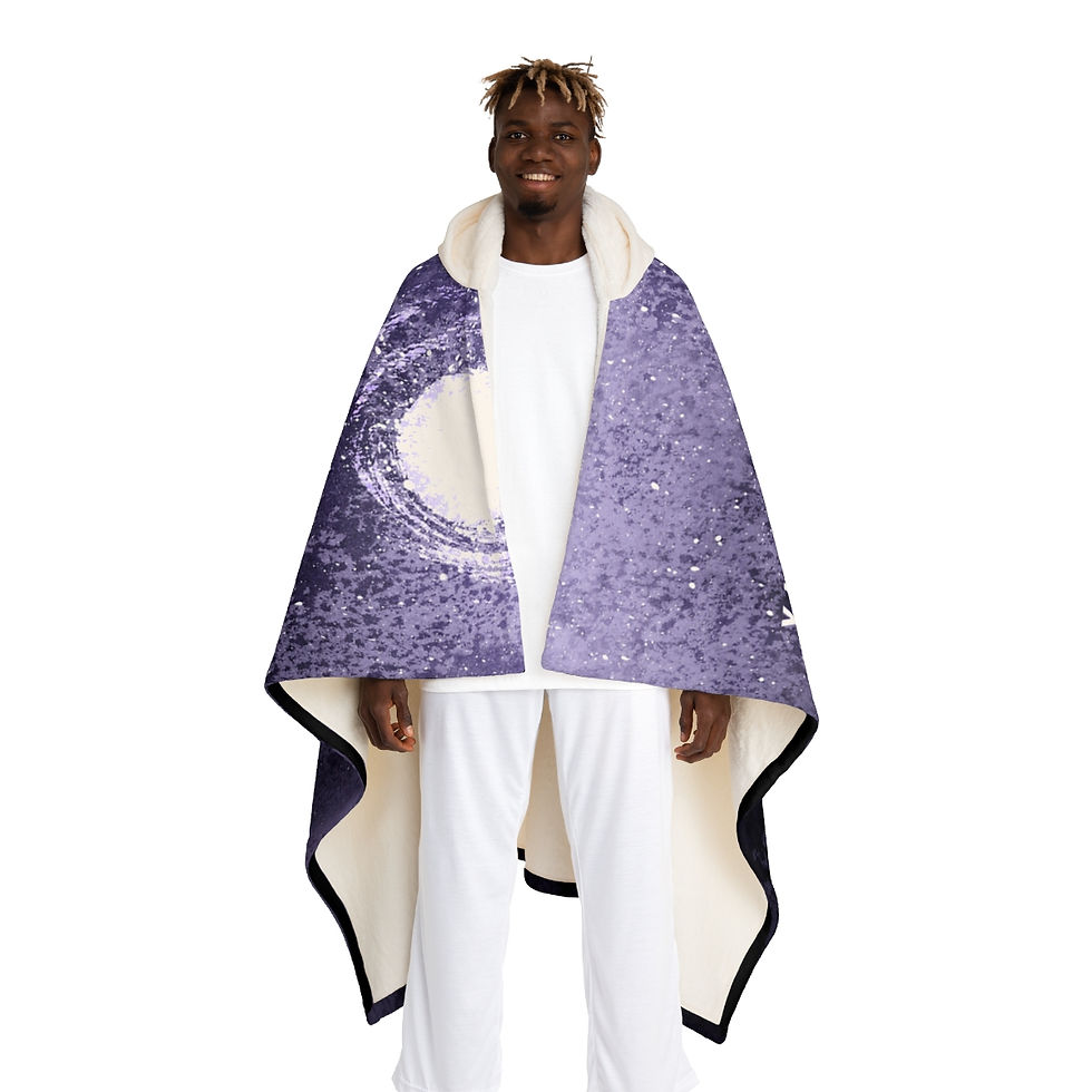 Thumbnail: 7 Days 8 Nights Hooded Sherpa Fleece Blanket