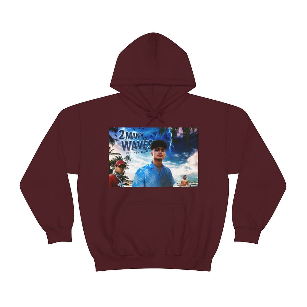 Thumbnail:  2 Many Waves Unisex Heavy Blend™ Hooded Sweatshirt