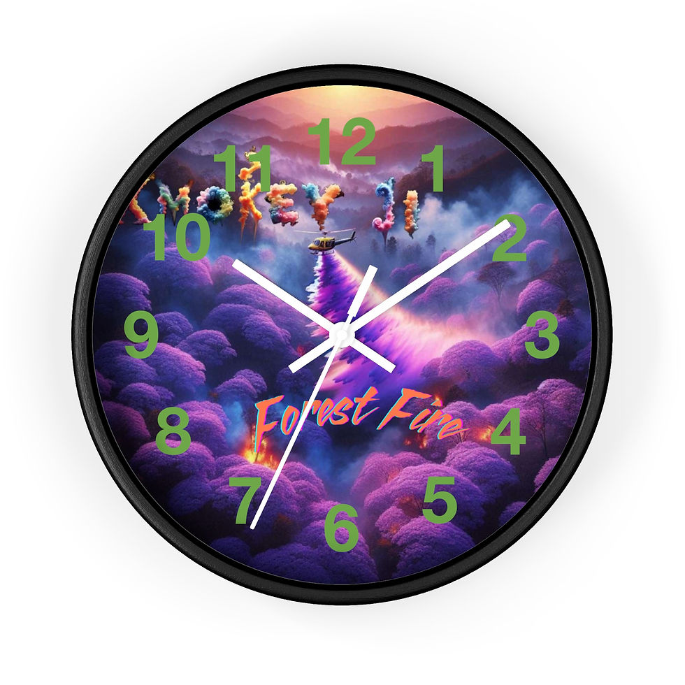Thumbnail: Forest Fire Wall clock