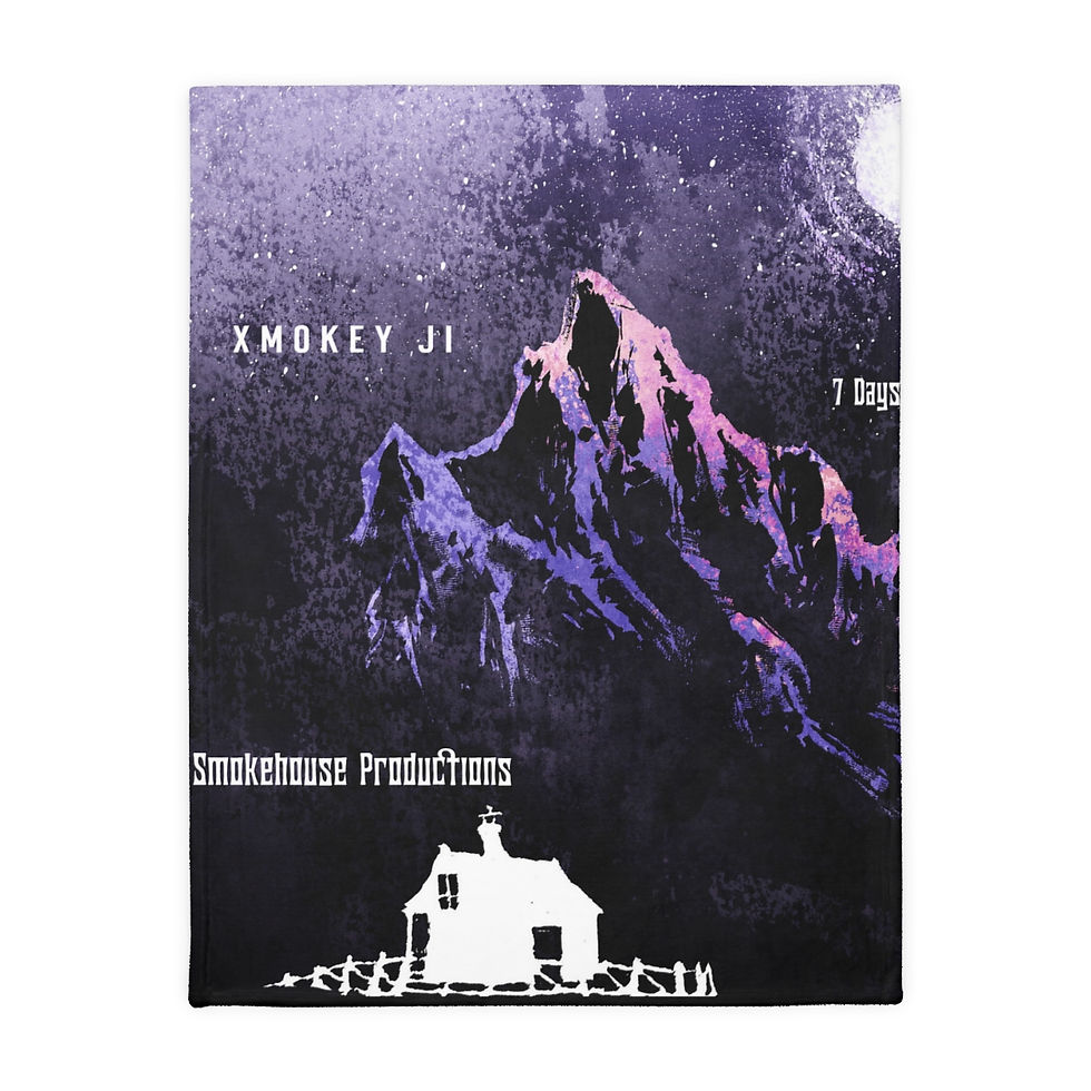 Thumbnail: 7 Days 8 Nights Velveteen Minky Blanket (Two-sided print)