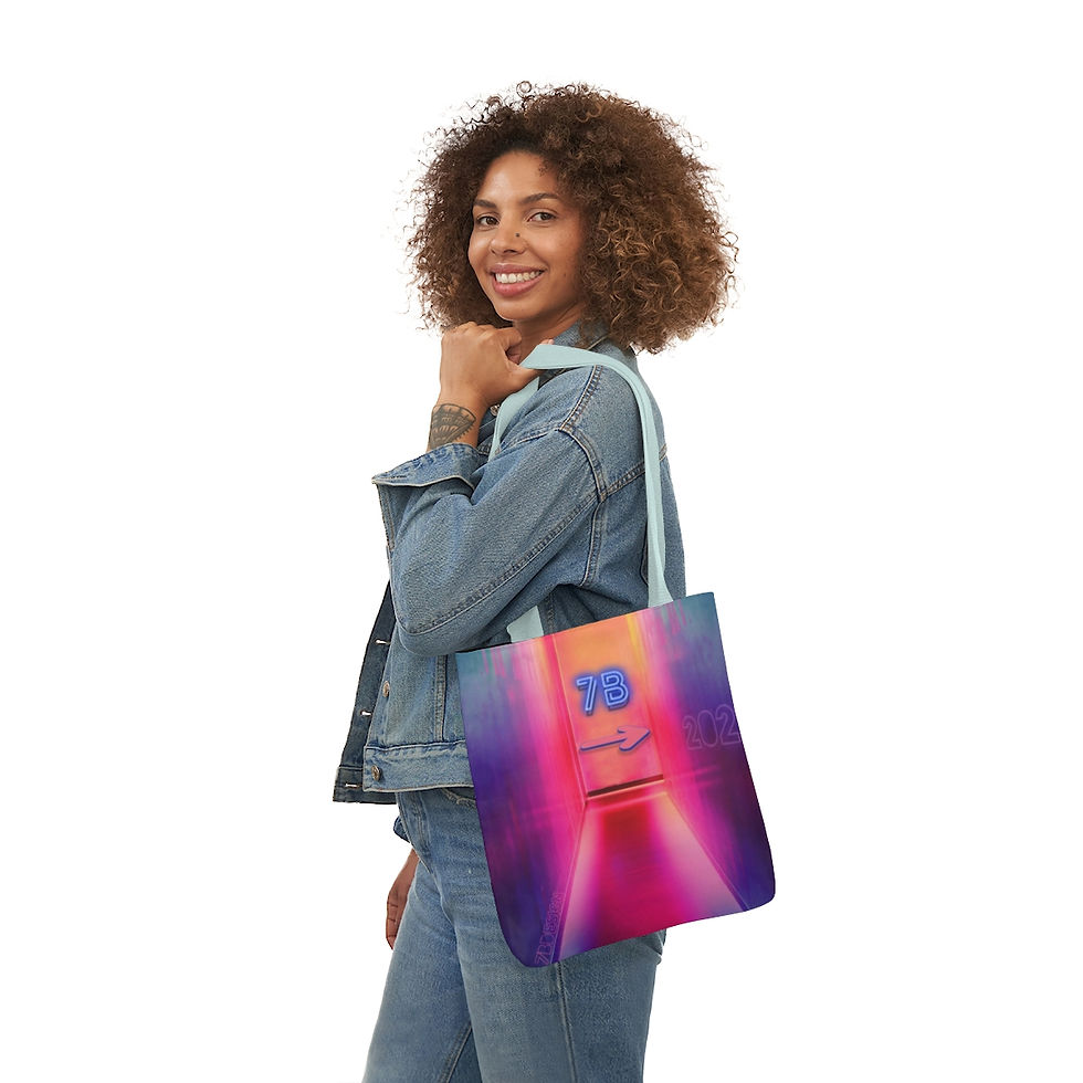 Thumbnail: 7B 2021 Polyester Canvas Tote Bag