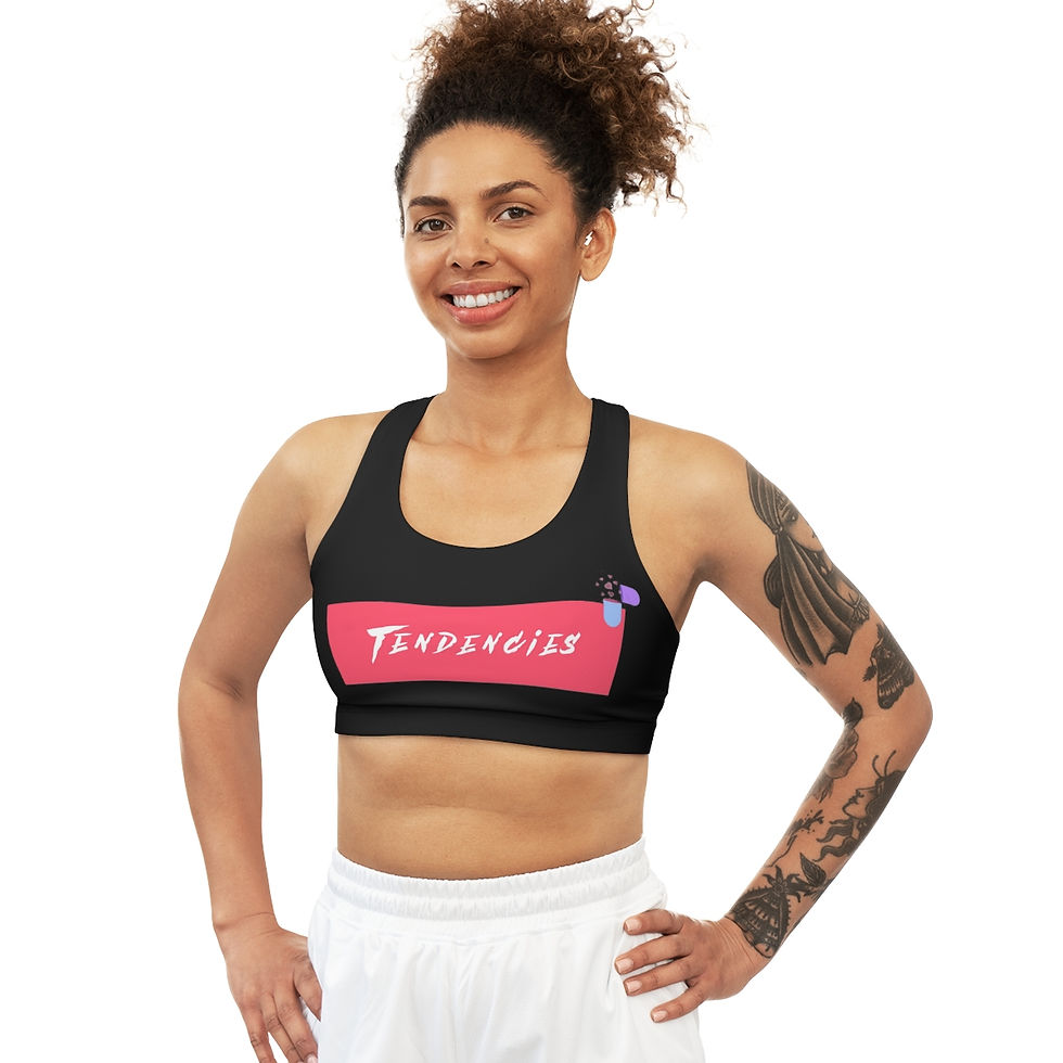 Thumbnail: Tendencies Seamless Sports Bra (AOP)