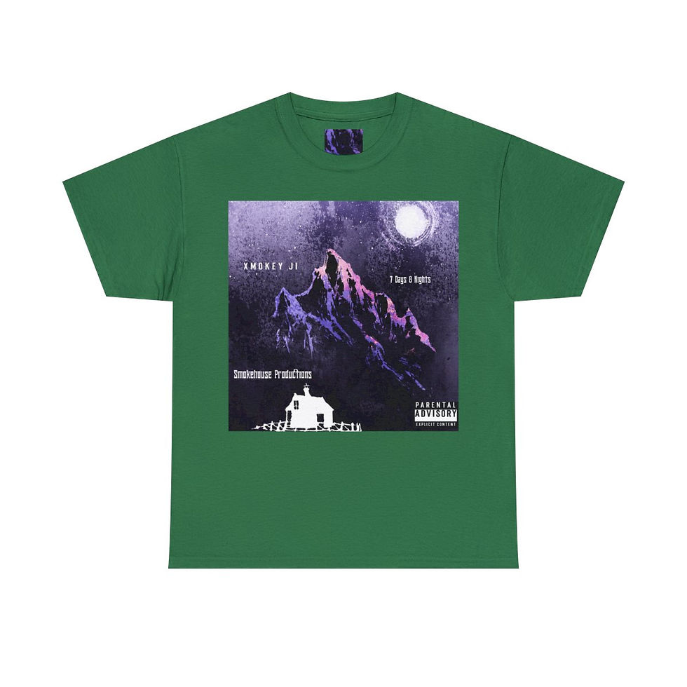Thumbnail: 7 Days 8 Nights Unisex Heavy Cotton Tee